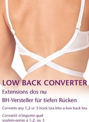 low back converter accessory black