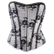 Lace Overlay Corset  & amp; G-String