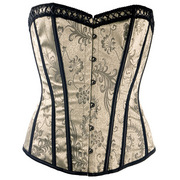 Brocade Lace Up Corset
