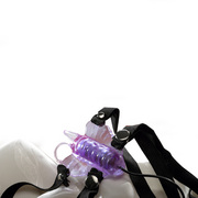 Beautiful Butterfly Strap On Clitoral Vibrator