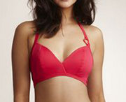 Freya Eclipse Soft Cup Triangle Bikini Top Red 9566