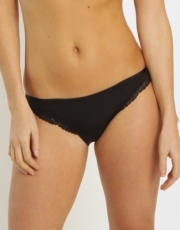 Seductive Comfort Bikini Brief with Lace - Black