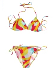 Summer Wave Tie Sides Bikini - Print