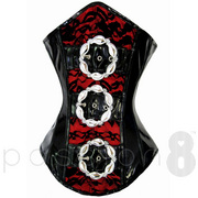 PVC and Lace Underbust Corset
