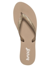 Womens Stargazer Flip Flop - Taupe and Champagne