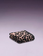 Leopard Jacquard Face Towel