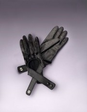 Cross-Strap Leather Gloves