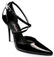 Pleaser Shoes Milan-42 Black Patent