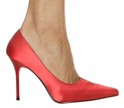 The Highest Heel Shoes Classic Red Satin
