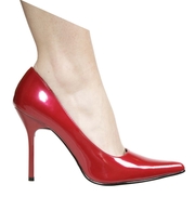 The Highest Heel Shoes Classic Metallic Red