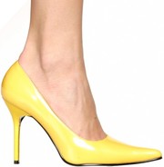 The Highest Heel Shoes Classic Yellow Patent