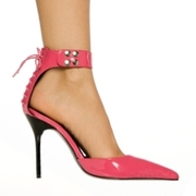 Hollywood Heels Burlesque Pink Patent