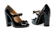 Penthouse Shoes PH455-MOLLY Black Patent
