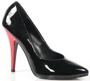 Pleaser Shoes Seduce 420H Black and Red