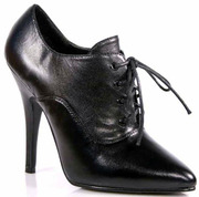 Pleaser Shoes Seduce 460 Black Leather