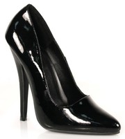 Pleaser Shoes Domina 420 Black Patent