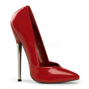 Pleaser Shoes Dagger-03 Red Patent