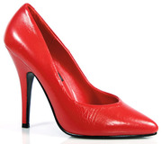 Pleaser Shoes Seduce 420 Red Leather