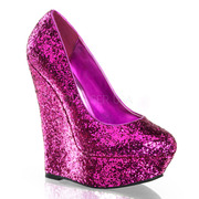 Pleaser Shoes Luster-20 Hot Pink