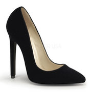 Pleaser Shoes Sexy-20 Black Velvet