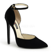 Pleaser Shoes Sexy-21 Black Velvet