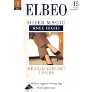 Elbeo Sheer Magic Medium Support Knee High (2PP)